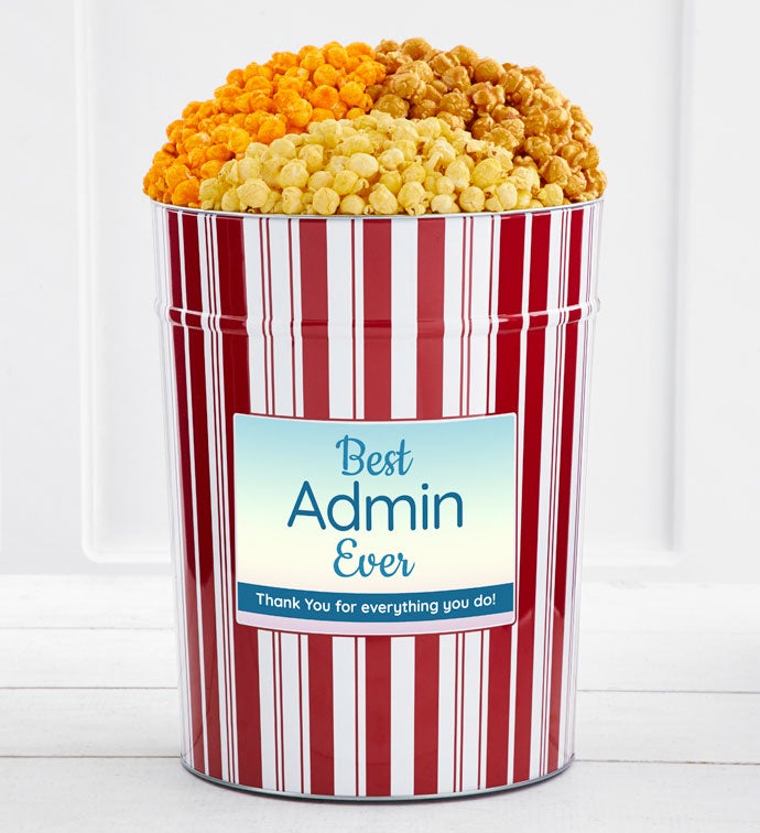Tins With Pop® 4 Gallon Best Admin Ever